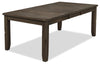 Table de salle à manger Talia - gris-brun