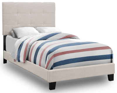 Tara Twin Bed - Beige