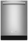 Lave-vaisselle KitchenAid de 24 po avec bras de lavage dynamiques - acier inoxydable