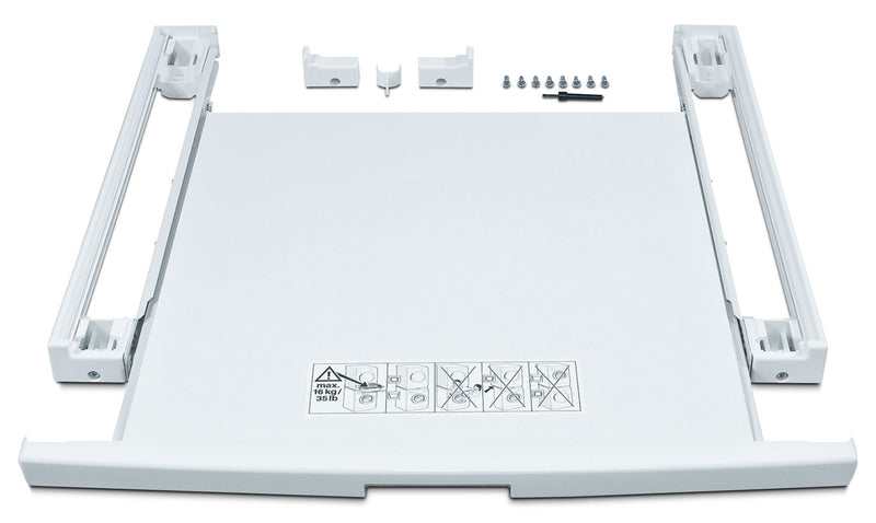 Ensemble de superposition Bosch pour la buanderie avec tablette coulissante