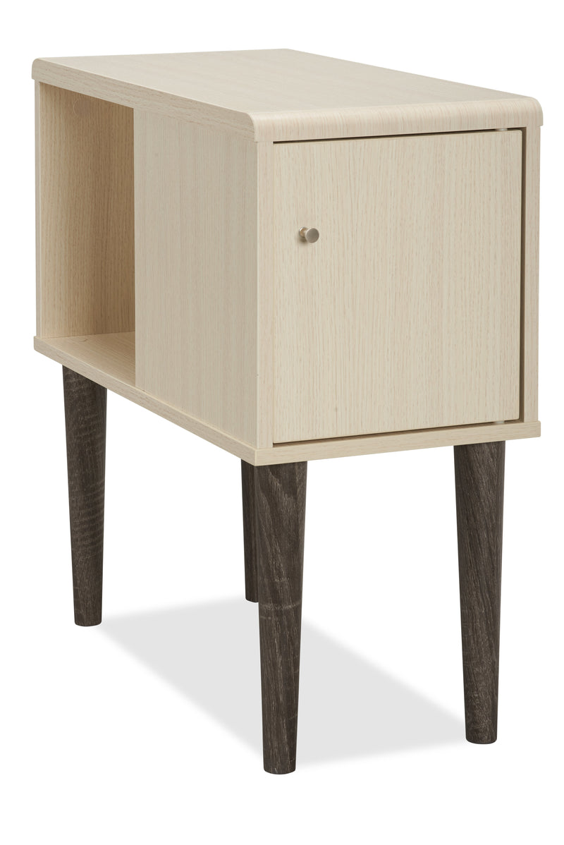 Torry Chairside Table – Ivory  