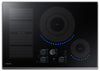Surface de cuisson à induction intelligente Samsung de 30 po à 5 éléments avec zone polyvalente et technologie Virtual FlameMC - acier inoxydable noir - NZ30K7880UG/AA