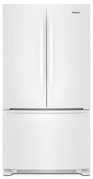 Réfrigérateur Whirlpool de 25 pi³ à portes françaises avec distributeur d'eau interne – WRF535SWHW