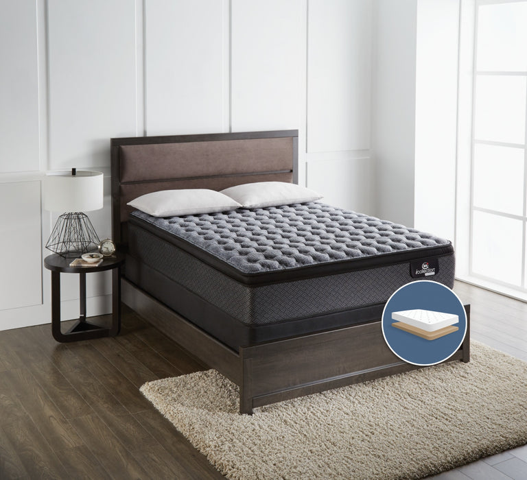 Ensemble matelas ferme à Euro-plateau à profil bas Senna iCollection de Serta pour lit double 