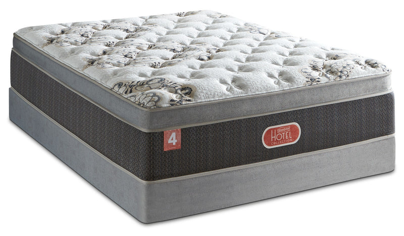 Ensemble matelas semi-ferme à Euro-plateau Hotel Diamond 4 de Beautyrest pour lit double