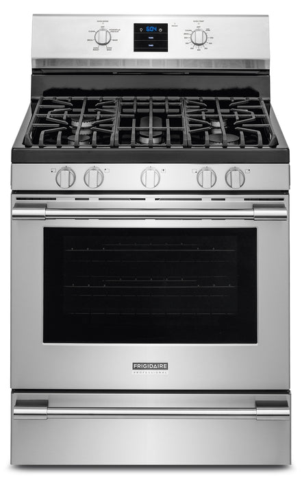 Cuisinière à gaz Frigidaire de 30 po à convection - acier inoxydable