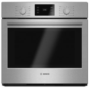 Bosch 30" Electric Convection Single Wall Oven - Stainless Steel|Four mural simple électrique Bosch de 30 po à convection et à capacité de 4,6 pi³ acier inoxyda|HBL5451UC