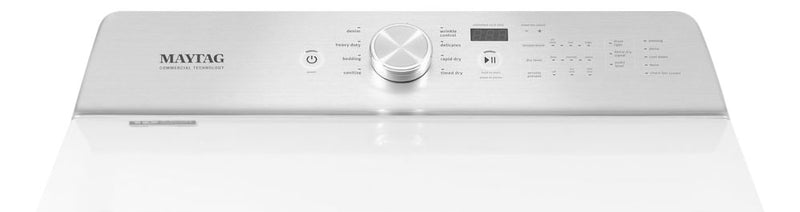 Laveuse à chargement par le haut de 5,4 pi3 et sécheuse électrique de 7,4 pi3 de Maytag – blanches