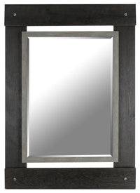 Miroir French Country noir – 30 po x 42,5 po