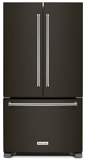 KitchenAid 20 Cu. Ft. French-Door Refrigerator with Interior Dispenser - KRFC300EBS|Réfrigérateur KitchenAid de 20 pi3 à portes françaises avec distributeur interne - KRFC300EBS|KRFC300E