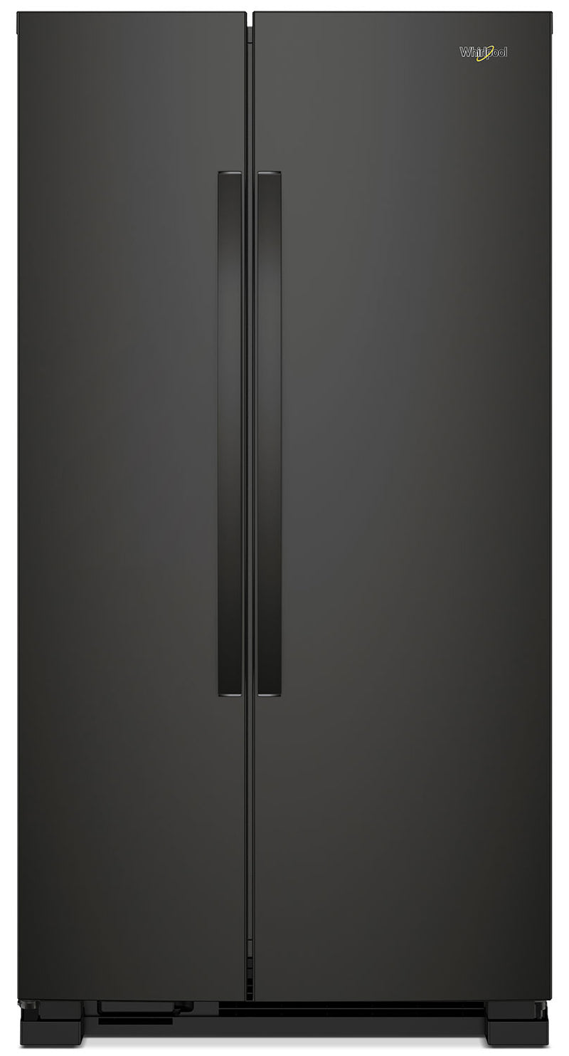Whirlpool 22 Cu. Ft. Side-by-Side Refrigerator – WRS312SNHB - Refrigerator in Black