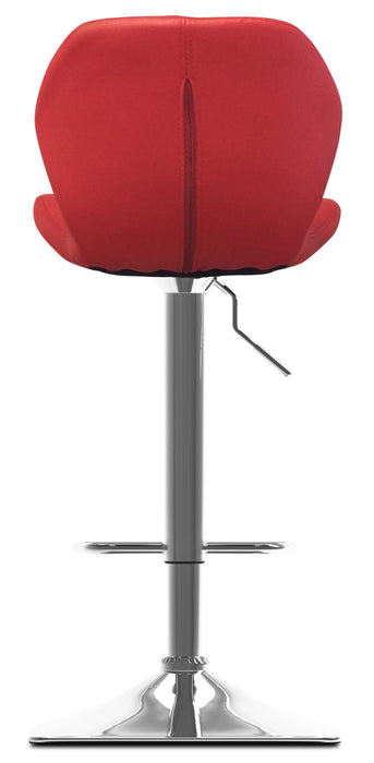 Tabouret bar réglable Emry - rouge