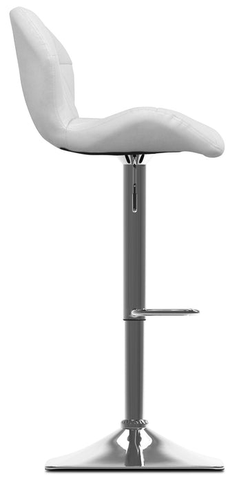 Tabouret bar réglable Emry - blanc