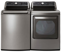Laveuse à la vapeur de 6,0 pi³ et sécheuse électrique de 7,3 pi³ de LG