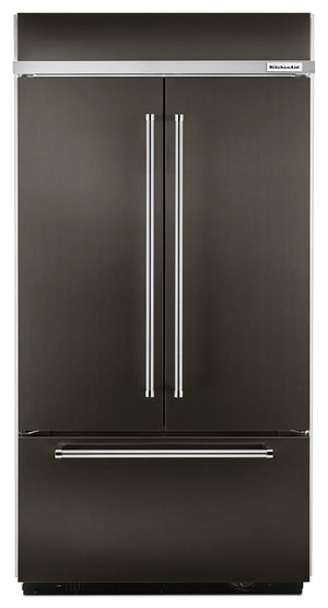 KitchenAid 24.2 Cu. Ft. Built-In French-Door Refrigerator - KBFN502EBS|Réfrigérateur encastré KitchenAid de 24,2 pi³ à portes françaises - KBFN502EBS|KBFN502B