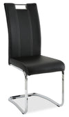 Chaise de salle à manger Tuxedo - noire