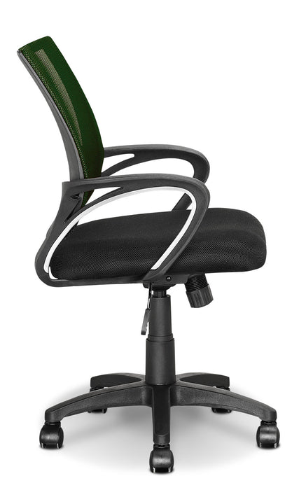 Chaise de bureau Loft en mailles - vert foncé
