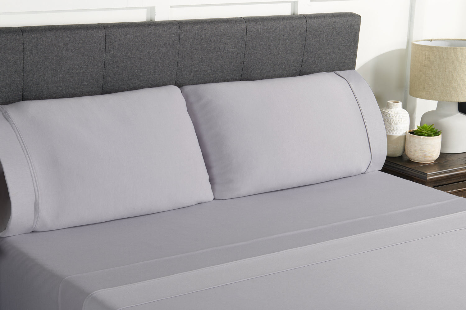Parure De Drap 180x290 3 Pièces Avec Drap Housse 90x190 Cm Coton Gris Clair 85579835 Parure De Drap 180x290 3 Pièces Avec Drap Housse 90x190 Cm Coton Gris Clair 85579835