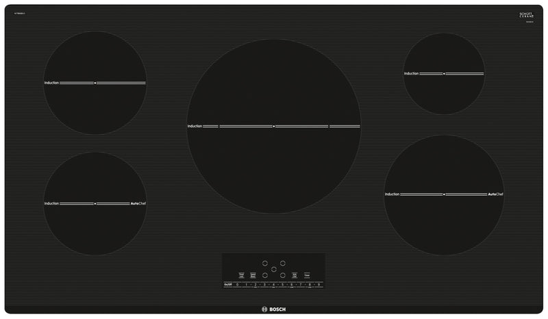 Surface de cuisson à induction Bosch de série 800 de 36 po – NIT8668UC