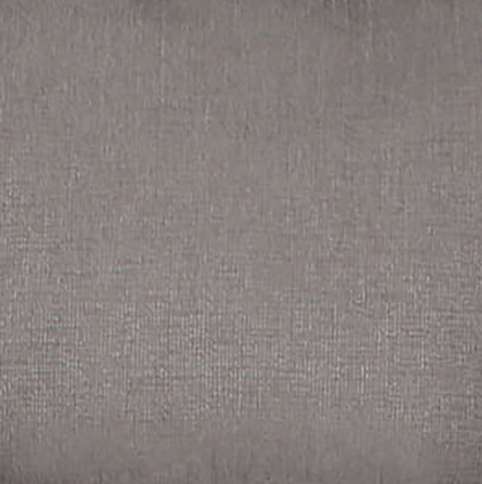 Sofa Wynn de 93 po fabriqué au Canada en tissu de chenille avec bordure de clous décoratifs et pattes en oignon en bois - gris