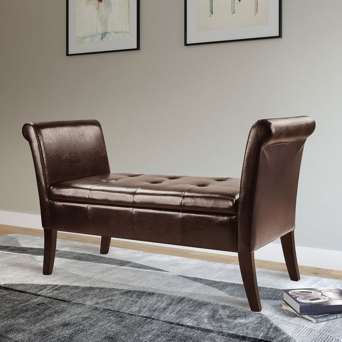 Pouf Villa - brun