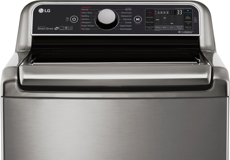 Laveuse à la vapeur de 6,0 pi³ et sécheuse électrique de 7,3 pi³ de LG