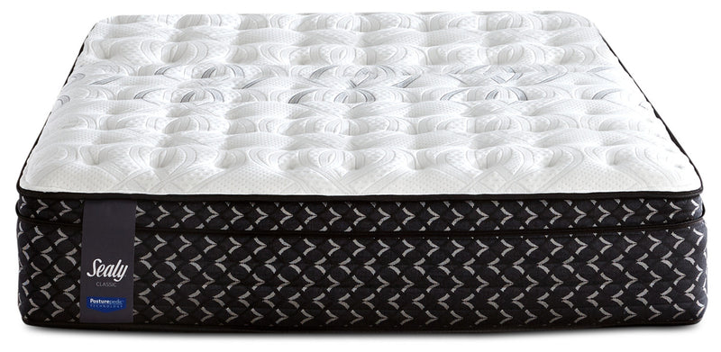 Matelas semi-ferme à Euro-plateau Highbury Posturepedic de Sealy pour lit simple très long