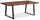 ["Table de salle à manger Bowery de 80 po (L) en sheesham et métal avec base trapézoïde - brune"]