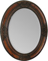 Miroir Copenhagen sculpté à la main - 24 po x 30 po