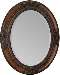 Miroir Copenhagen sculpté à la main - 24 po x 30 po