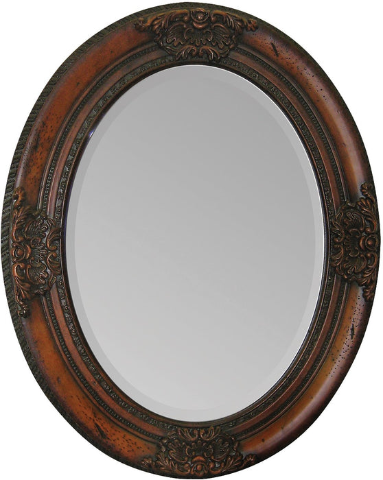 Miroir Copenhagen sculpté à la main - 24 po x 30 po