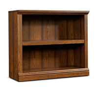 Bibliothèque Florida de 35,28 po à 2 tablettes - cerisier de Washington