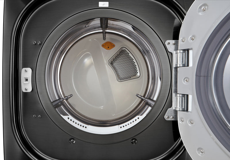 Laveuse TWIN Wash™  à chargement frontal, sécheuse électrique, laveuse-piédestal et piédestal de rangement de LG
