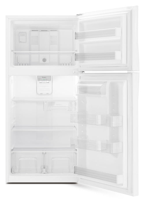 Réfrigérateur Whirlpool de 19,2 pi³ et de 30 po à congélateur supérieur - blanc - WRT519SZDW
