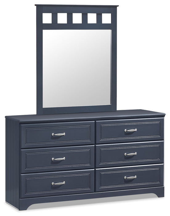 Ensemble de chambre à coucher Leo 5 pièces avec tête de lit à panneaux pour lit double