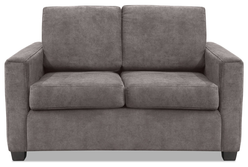 Causeuse Becca en chenille - grise