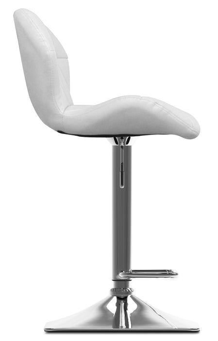 Tabouret bar réglable Emry - blanc