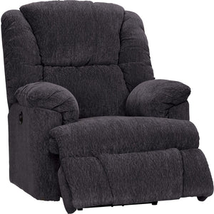 Bmaxx Chenille Power Recliner - Grey | Fauteuil à inclinaison électrique Bmaxx en chenille - gris | BMAXXF-GR