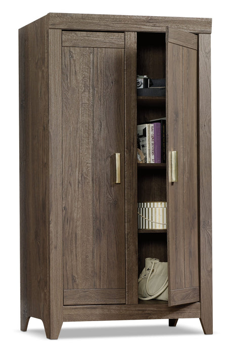 Armoire de rangement large Adept - chêne fossile