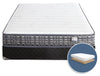 Ensemble matelas ferme à Euro-plateau à profil bas Endeavour 4 de Springwall pour lit double