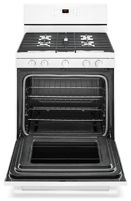 Cuisinière à gaz Maytag de 5 pi³ avec technologie AquaLiftMD - blanche - MGR6600FW