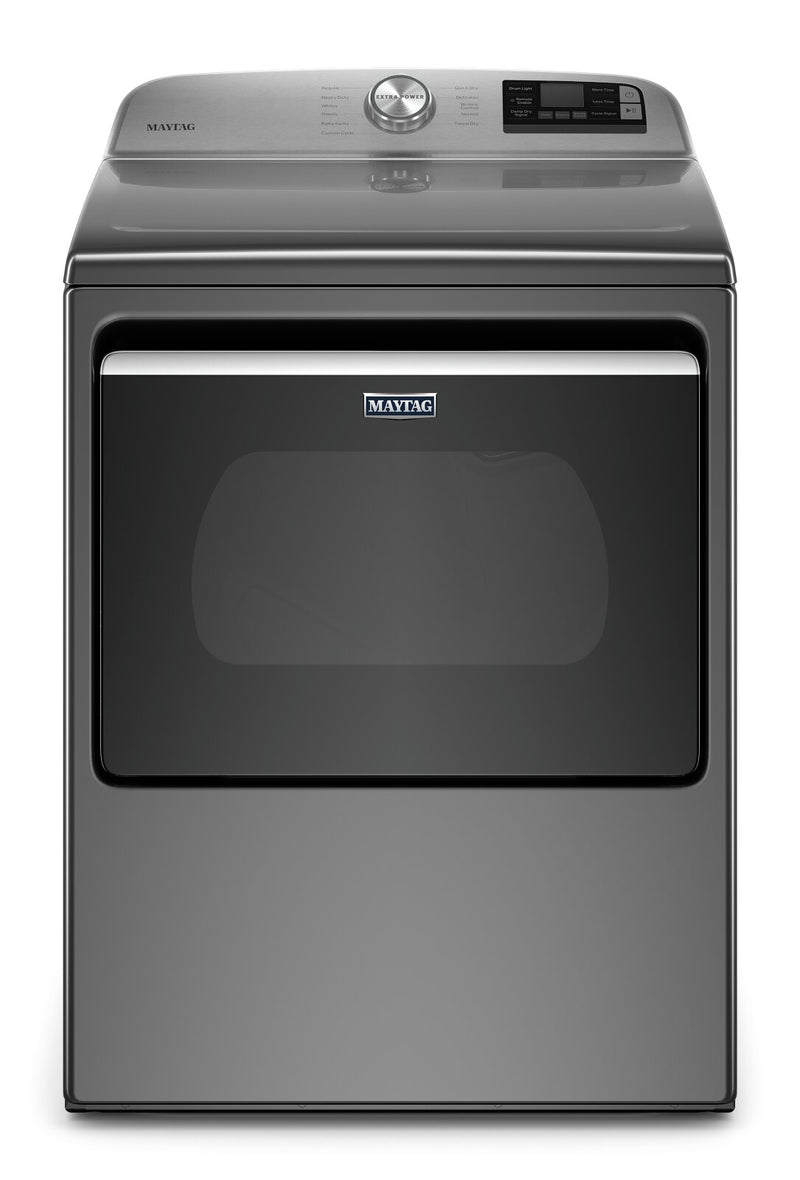 Maytag 7.4 Cu. Ft. Smart Front-Load Electric Dryer - YMED6230HC - Dryer in Metallic Slate