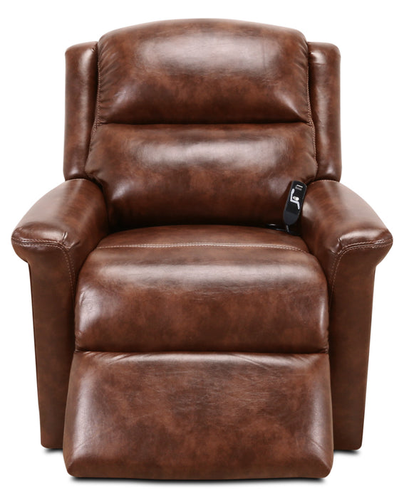 Fauteuil basculeur à inclinaison électrique 486 à 3 positions en chenille - moka