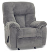 Fauteuil berçant inclinable Design à mon image de 39 po en tissu de chenille - gris ardoise terreux