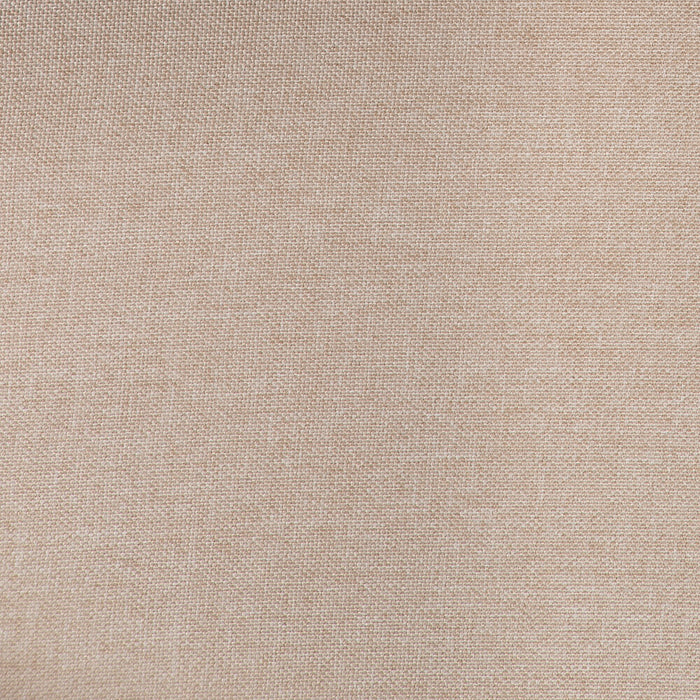 Chaise de salle à manger York à oreilles en tissu d’apparence lin avec capitonnage - taupe