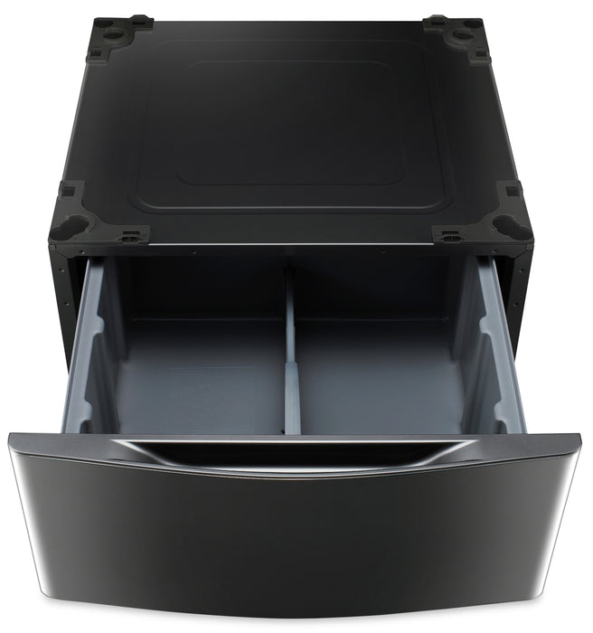 Laveuse TWIN Wash™  à chargement frontal, sécheuse électrique, laveuse-piédestal et piédestal de rangement de LG