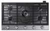 Surface de cuisson à gaz Samsung de 36 po avec brûleur double – NA36K6550TS