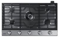 Surface de cuisson à gaz Samsung de 36 po avec brûleur double – NA36K6550TS