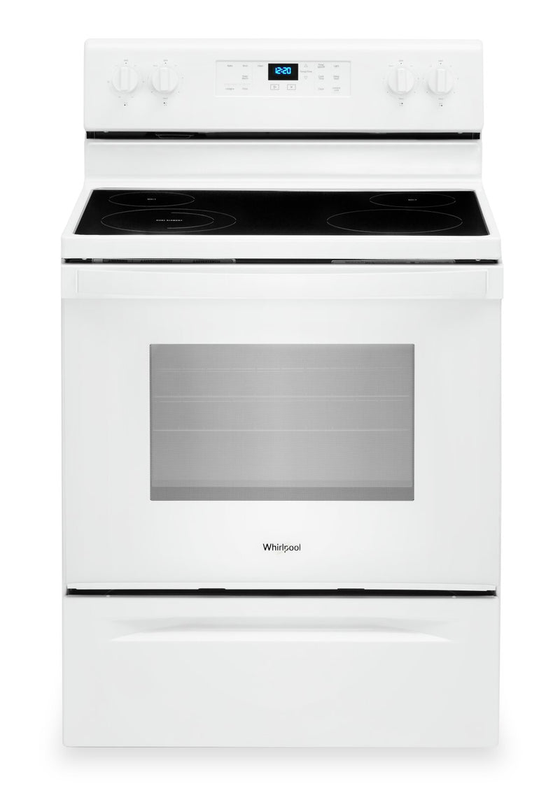 Whirlpool 5.3 Cu. Ft. Electric Range with Frozen Bake™ Technology - YWFE515S0JW