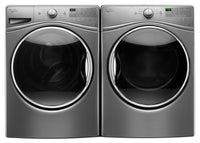 Laveuse à chargement frontal de 5,2 pi³ et sécheuse à gaz à la vapeur de 8,5 pi³ de Whirlpool